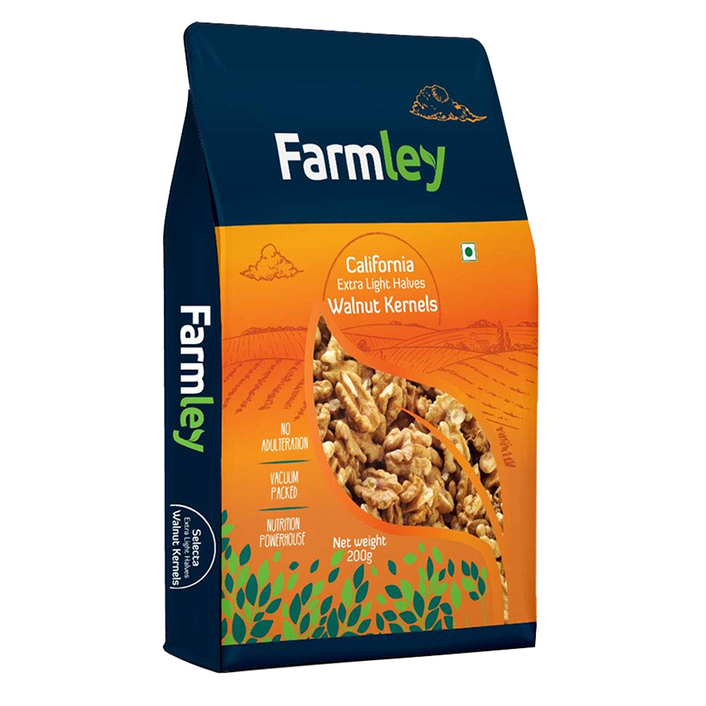 Buy California Extra Light Halves Walnut Kernels 200 g Farmley