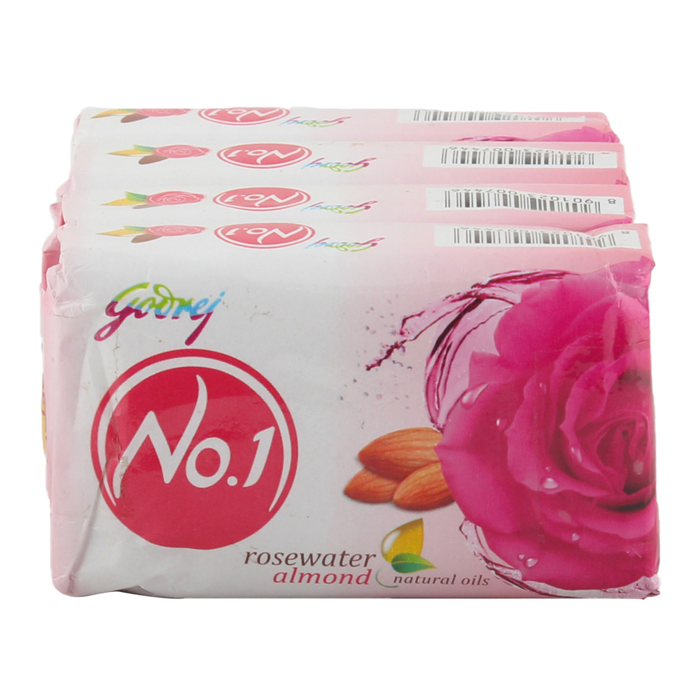 No 1 Soap Rosewater and Almond B3G1 4X100G Godrej. Buy Non Foods