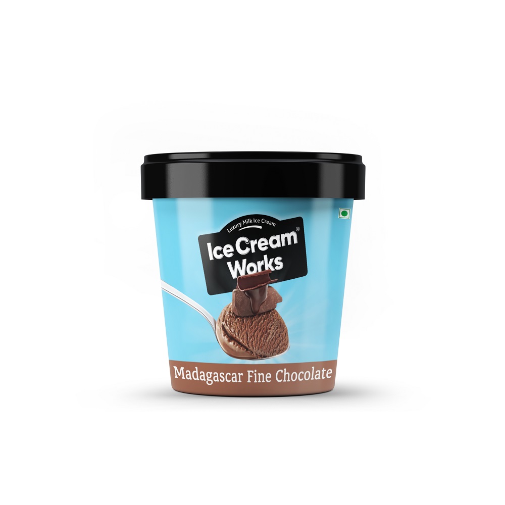 Buy Ice Cream Works Madagascar Fine Chocolate, 100ml Tub Online at