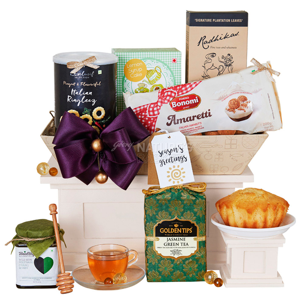 Gift Hampers Buy Tea Treat Hamper (Medium) Online at Best Price in