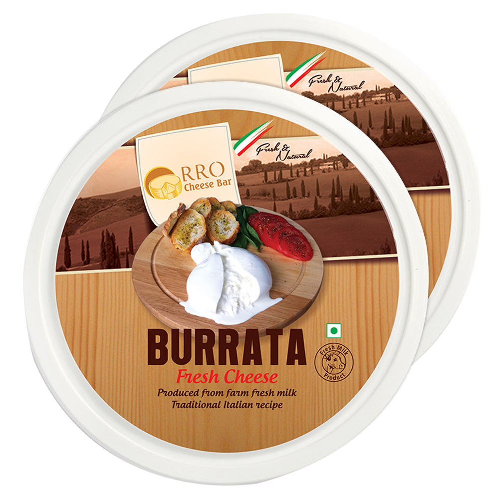 Fresh Cheese Burrata RRO. Buy Delicatessen & Cheese & more Godrej Nature