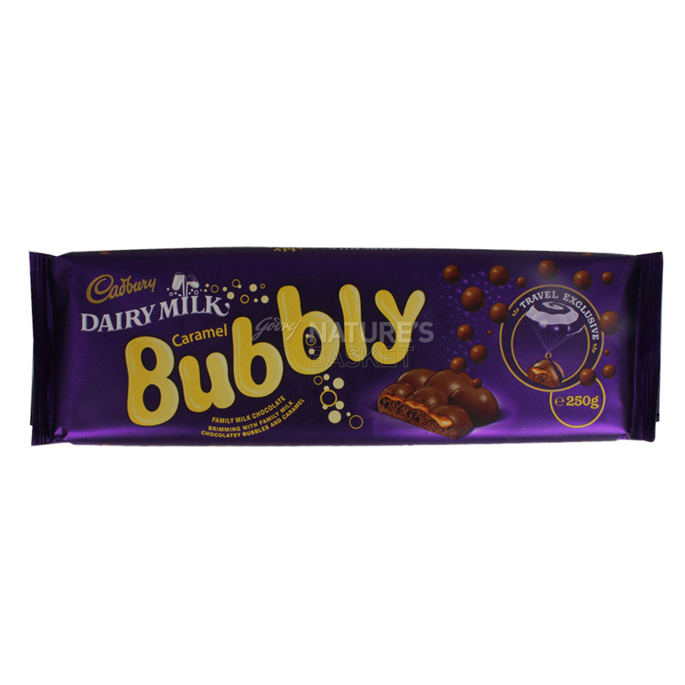 Dairy Milk Caramel Bubbly Chocolate Cadbury naturesbasket.co.in