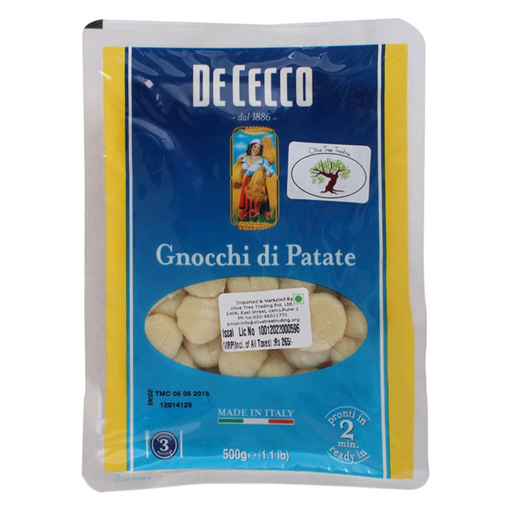 Buy De Cecco Pasta Gnocchi Di Patate Cee Expo, 500g Packet Online at