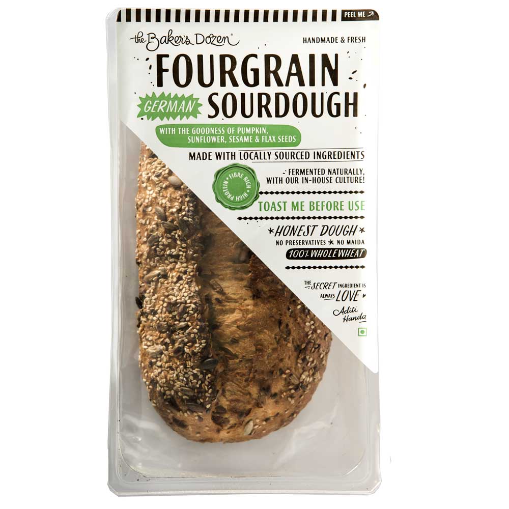 Buy Fourgrain Sourdough Bread The Baker's Dozen Only From Nature's Basket