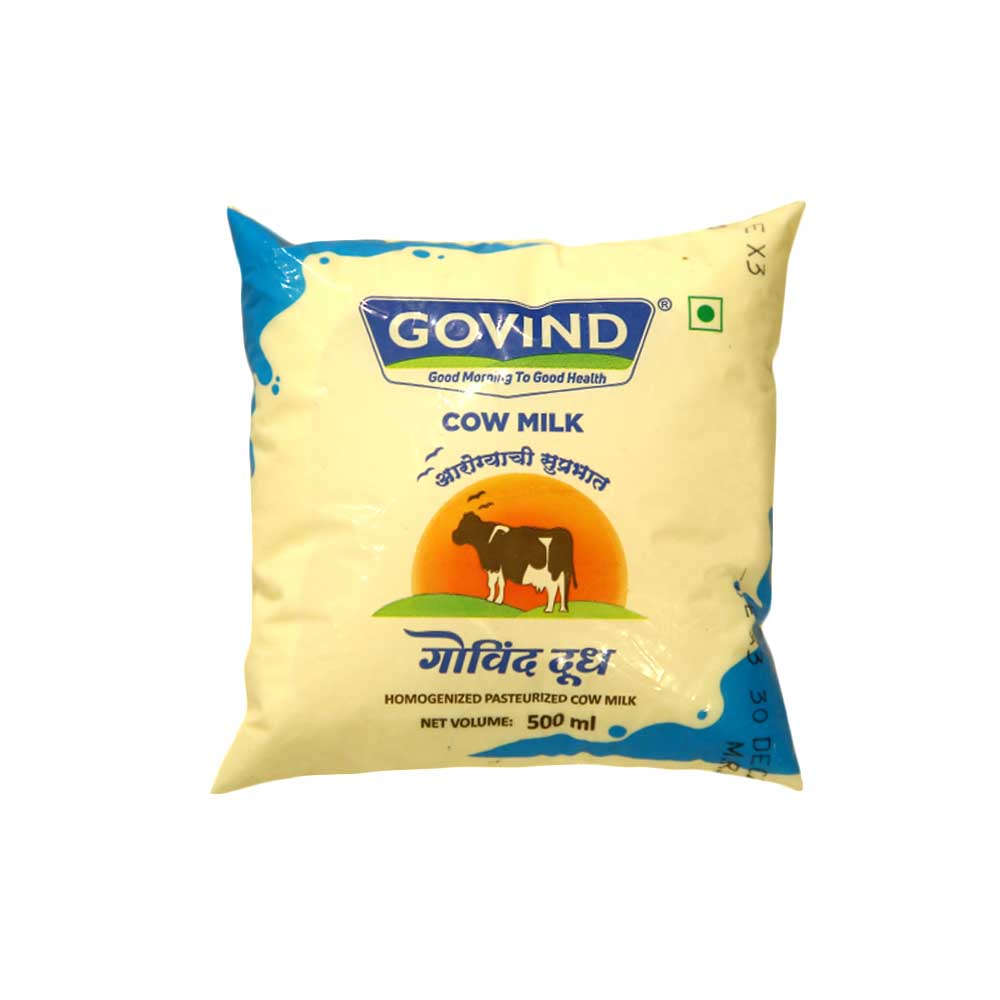 GOVIND MILK COW POUCH 500ML | naturesbasket.co.in