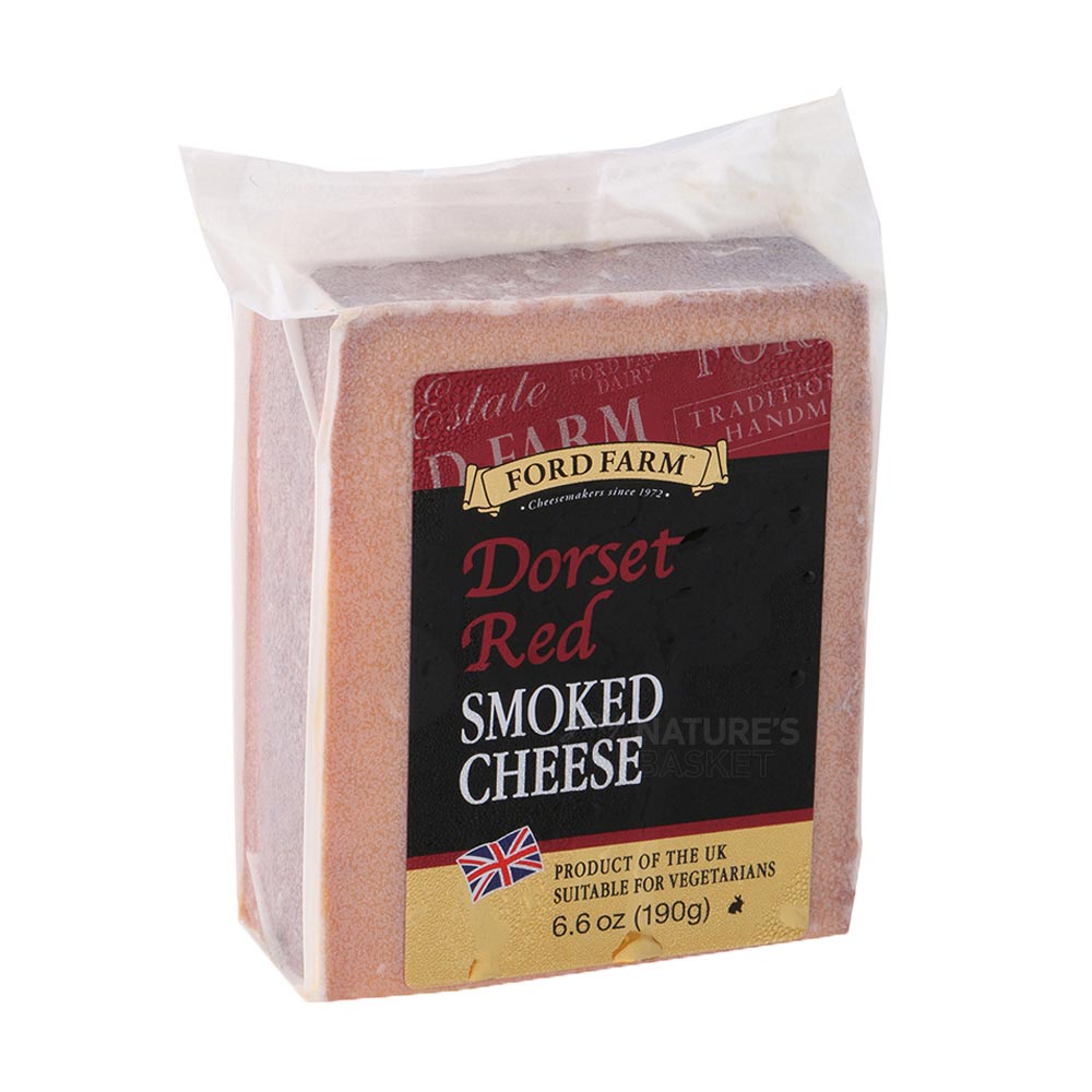 Buy Ford Farm Cheesemakers Dorset Red Smoked Cheddar Cheese, 190g