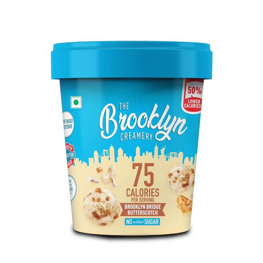 Buy Brooklyn Creamery Butterscotch Ice Cream, 450ml Tub Online at