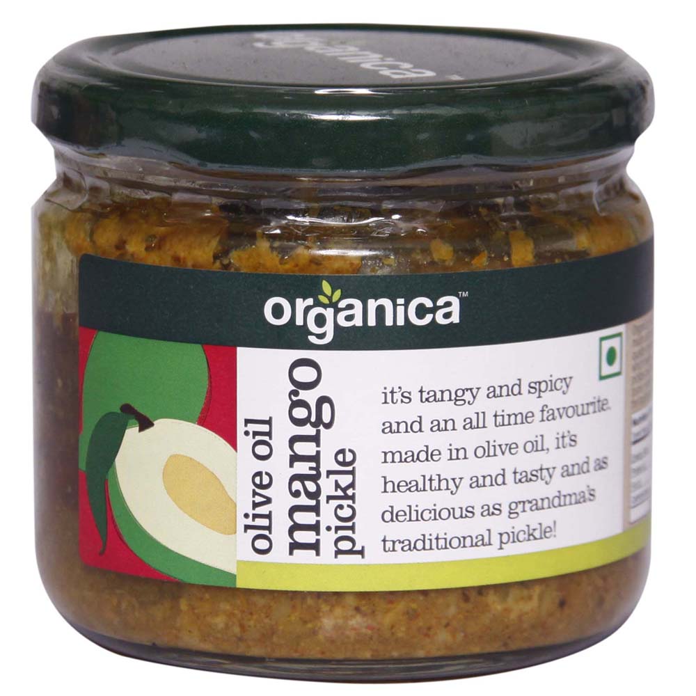 Olive Oil Mango Pickle Organica naturesbasket.co.in