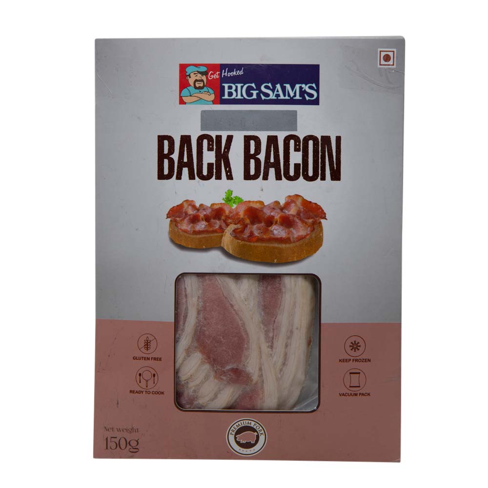 Buy Big Sams Premium Streaky Bacon, 150g Pouch Online at Natures Basket