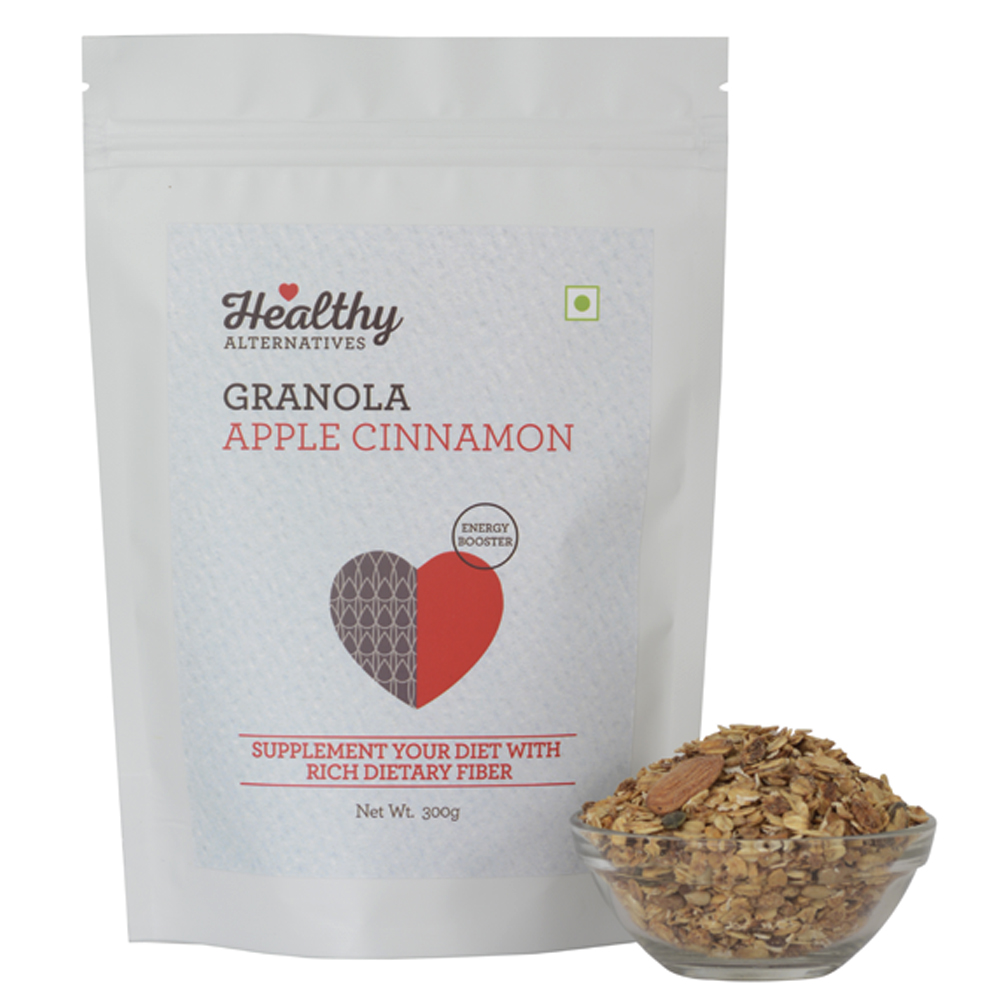Apple Cinnamon Granola Healthy Alternatives naturesbasket.co.in