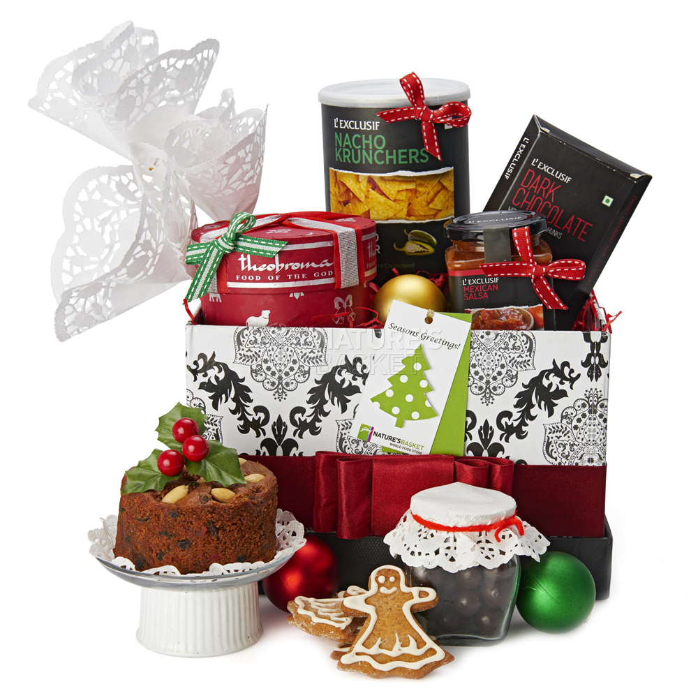 Christmas Gift Hampers Buy Festive Goodies (Large) Hamper Online at Godrej Nature's Basket