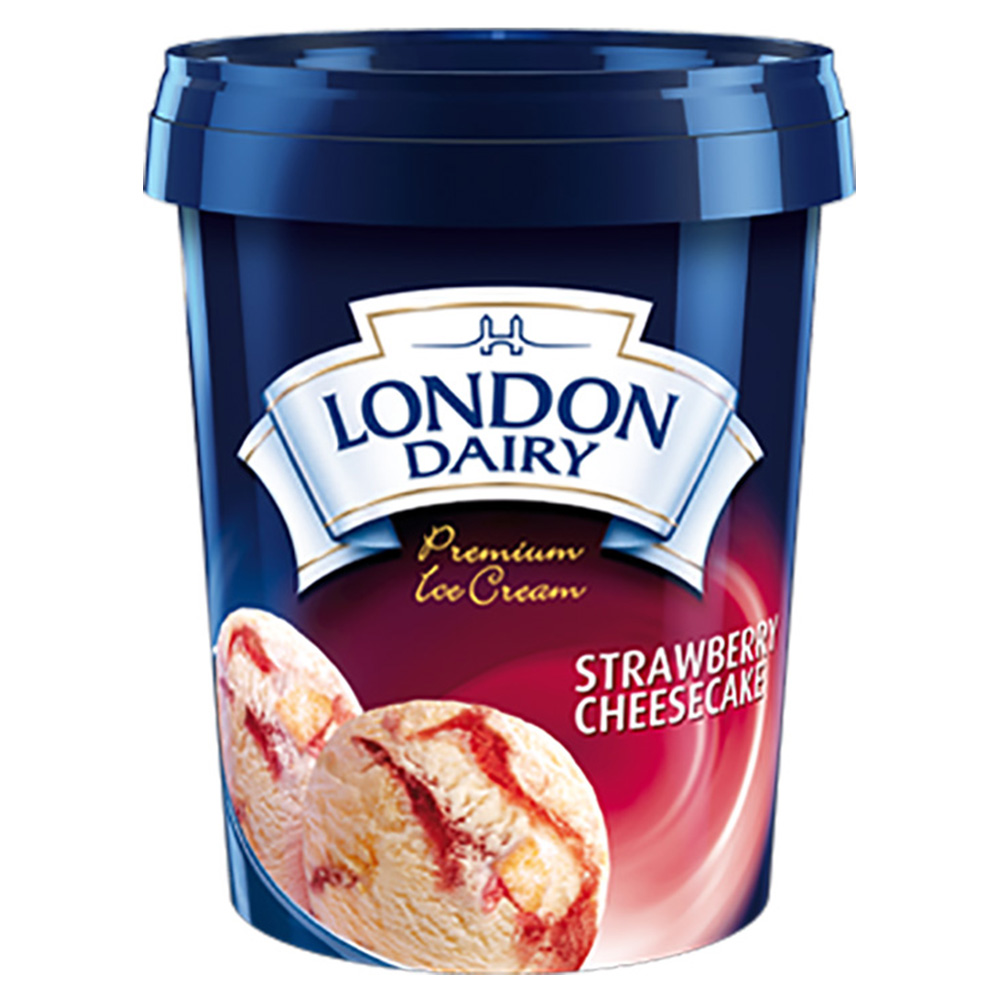 Strawberry Cheese Cake Ice Cream London Dairy. Buy