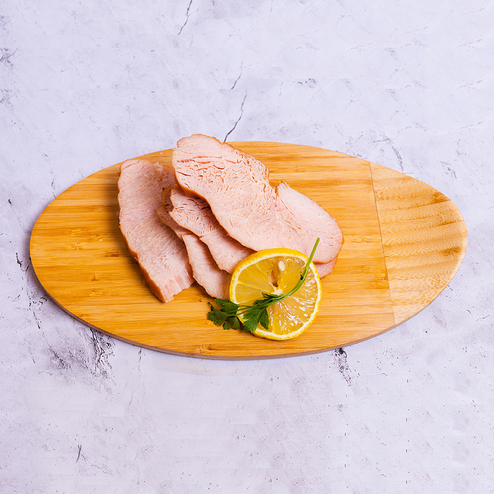 Buy Fresh o Signature Turkey Mortadella Olive Sliced, 100g Packet