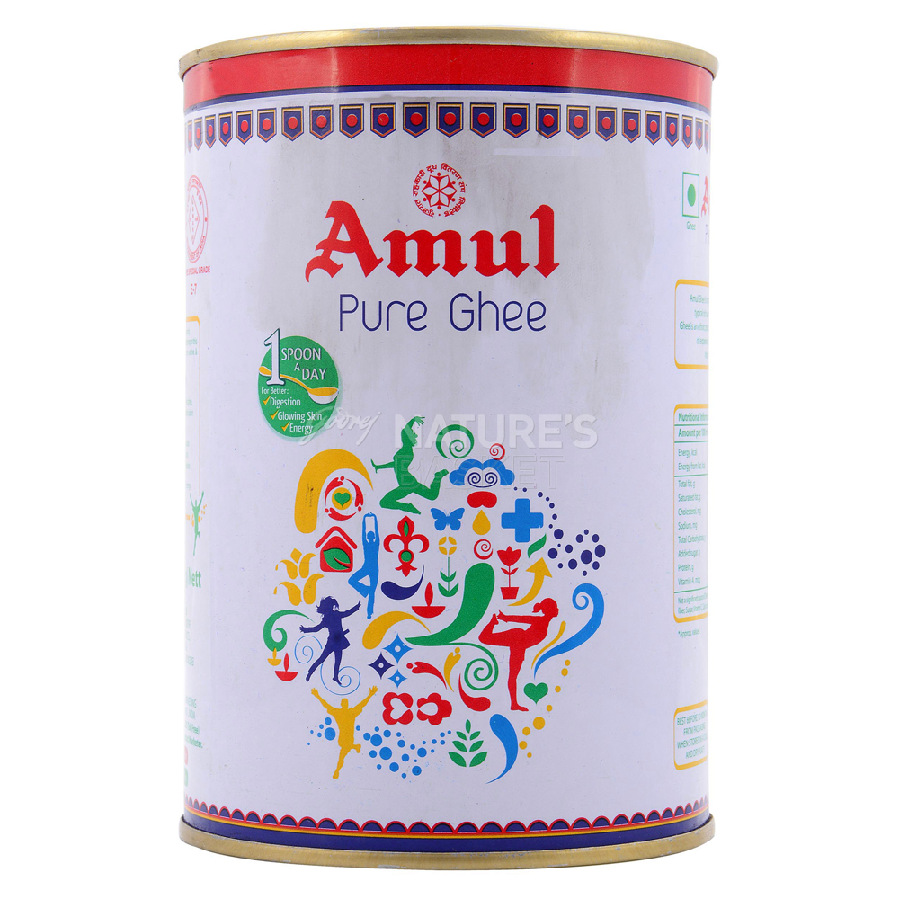 Amul Pure Ghee Tin Buy Pure Ghee Tin Online at Best Price in India Godrej Nature's Basket