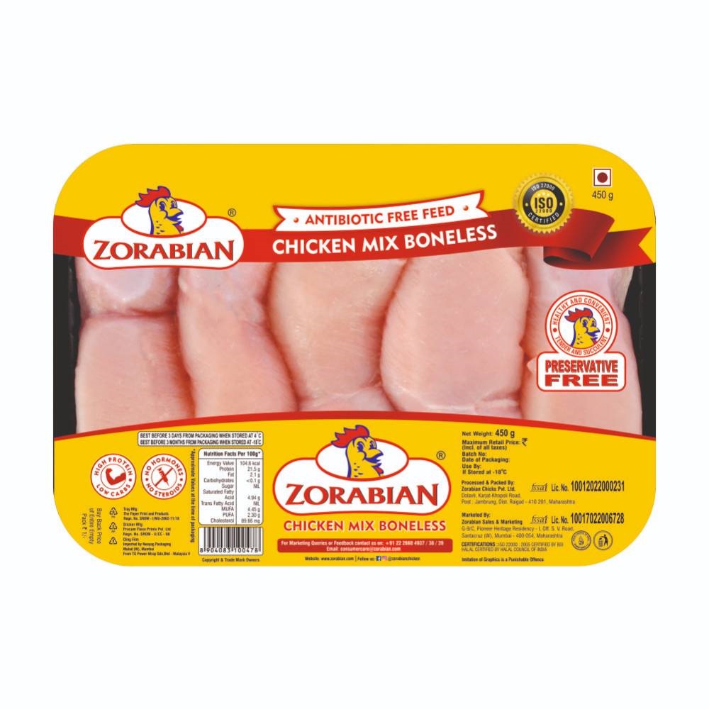 Chicken Mixed Boneless Zorabian. Buy Meats, Seafood & Eggs & more Godrej Nature's Basket