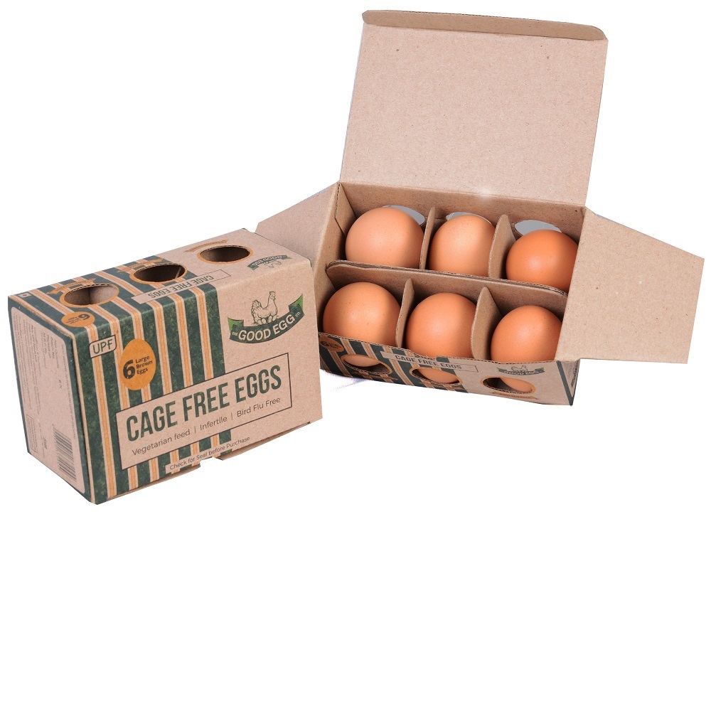 Buy The Good Eggs Cage Free Brown Eggs, 6Pieces Box Online at Natures ...