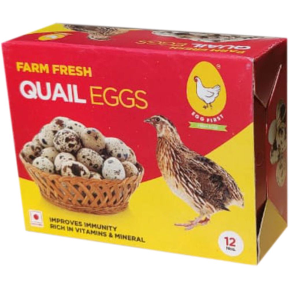 Buy Egg First Quail Eggs, 12 Pieces Box Online at Natures Basket