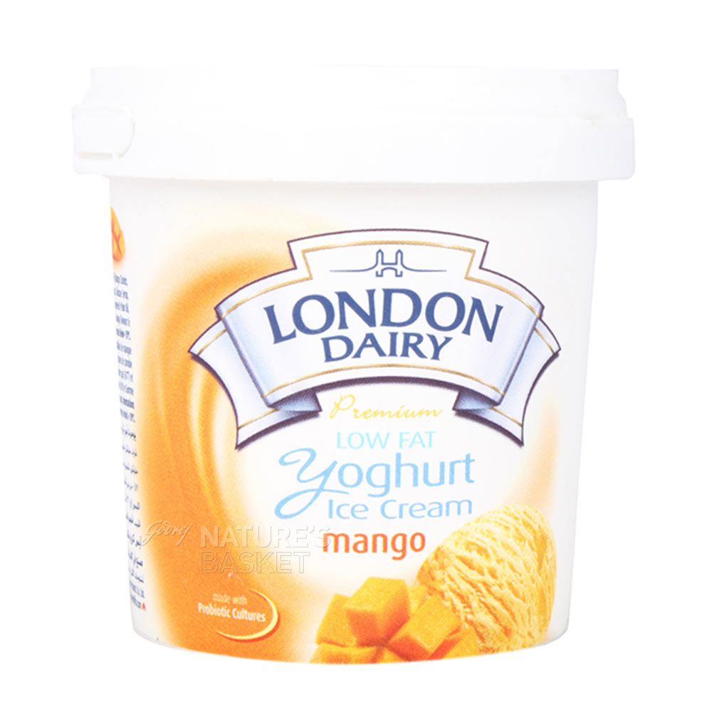Low Fat Yoghurt Ice Cream Mango London Dairy naturesbasket.co.in