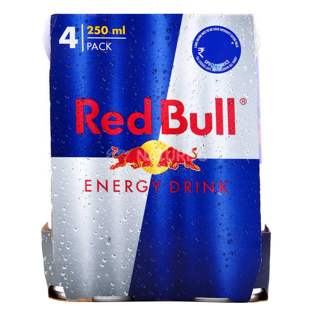 Red Bull Buy Red Bull (Pack of 4) Online at Best Price in India Godrej Nature's Basket
