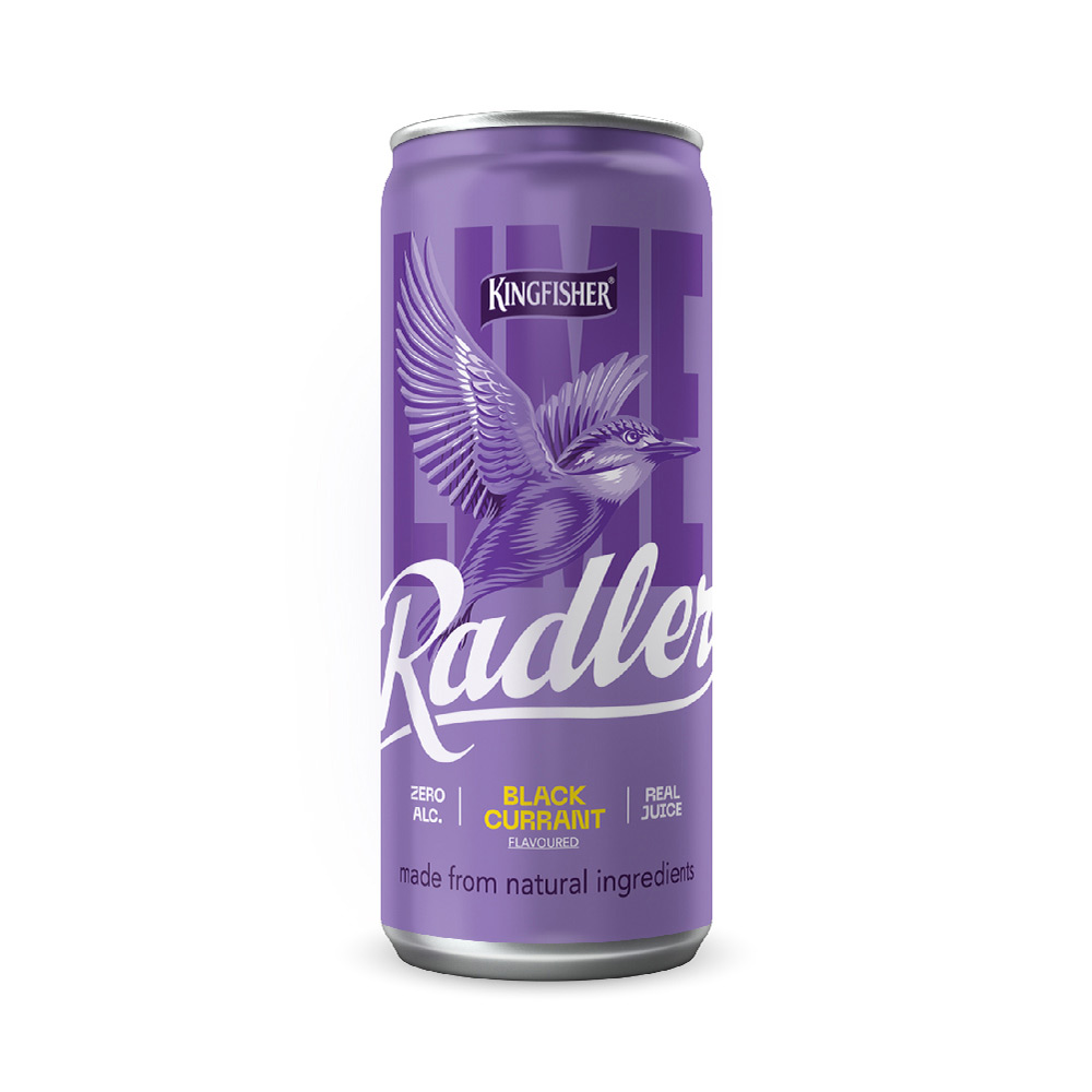 Buy Kingfisher Radler Non Alcoholic Beer Black Currant Flavour, 300ml
