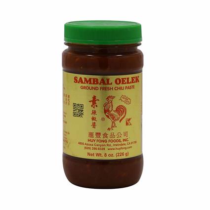 Huy Fong (Tuong Ot Sriracha) Sriracha Sambal Oelek Paste, 226G Jar