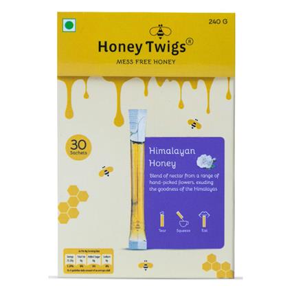 Honey Twigs Himalayan Multiflora Honey, 240G Bottle