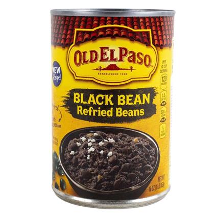 Old El Paso Black Refried Beans 453G