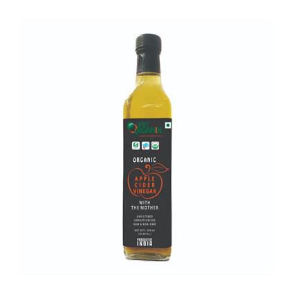 Just Organik Organic Apple Cider Vinegar With Mother Acv 500Ml