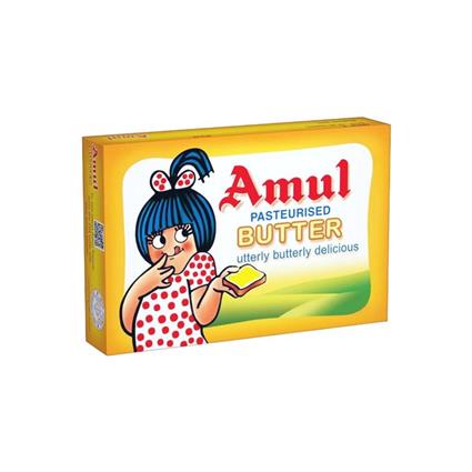 Amul Pasteurised Butter, 100G Carton