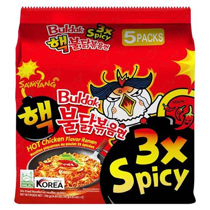 Samyang 3X Hot Chicken Flavor Ramen 700 Gm