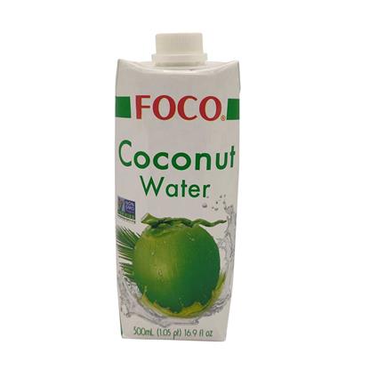 Foco 100% Natural Coconut Water, 500Ml Bottle