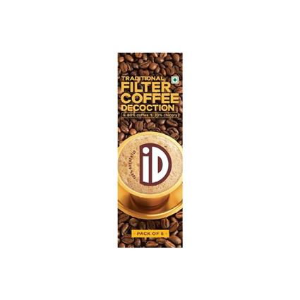 Id Fresh Food Filter Coffee Decoction 20 Ml Pack (5 Pcs)