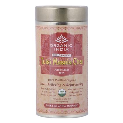 Organic India Masala Tea 100G Tin