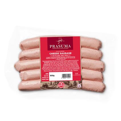 Prasuma Chicken And Cheese Sausage 300G Pouch
