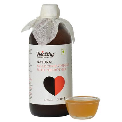 Healthy Alternatives Natural Apple Cider Vinegar, 500Ml Bottle