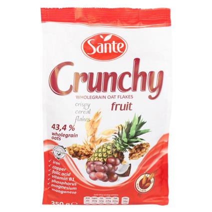 Crunchy Fruit Whole Grain Oats Flakes - Sante