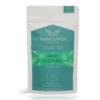 Teanourish Mint Soother Darjeeling Green Tea 100 Gms