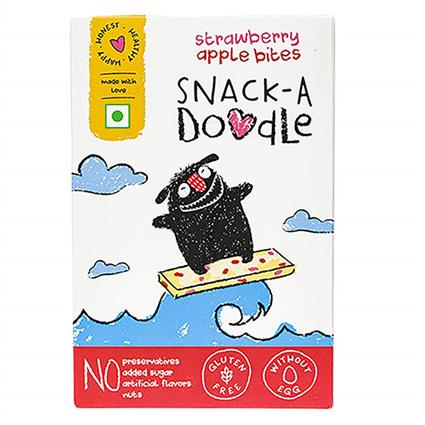Snack-A-Doodle Strawberry Apple Bites 150G