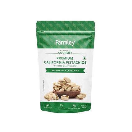 Farmley Premium California Roasted & Salted Pistachios 200G Pouch