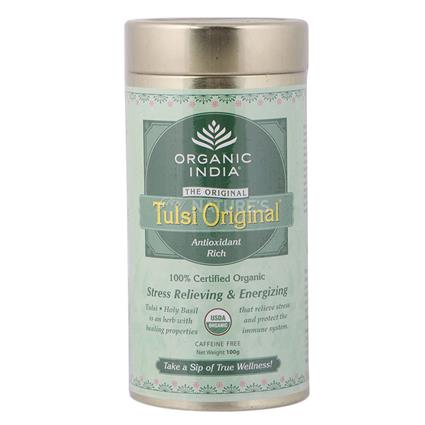 Organic India Tulsi Tea, 100G Tin