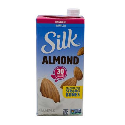 Silk Unsweetned Vanilla Almond Drink, 946Ml Tetra Pack