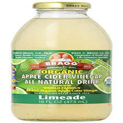 Bragg Organic Limeade Apple Cider Drink, 473Ml