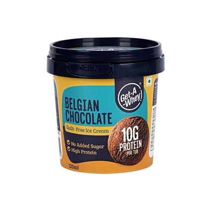 Get -A -Whey Ice Cream - Belgian Chocolate Tub 125Ml
