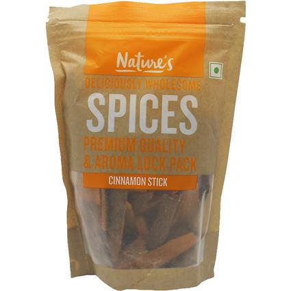 Natures Cinnamon Sticks Whole Spice, 100G Pouch