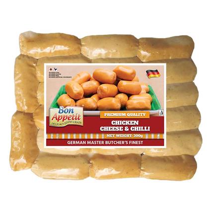 Bon Appetit Chicken Sausage With Cheese And Chillies 300G Box