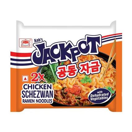 Jackpot 2X Chicken Schezwan Ramen Noodles 100G