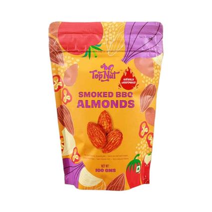 Topnut Smoked Barbeque Almonds 100Gm