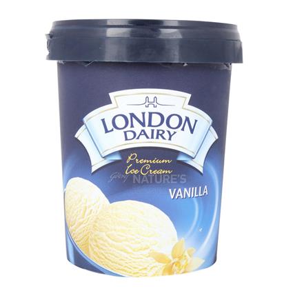 London Dairy Ice Cream - Premium Vanilla Tub 500Ml