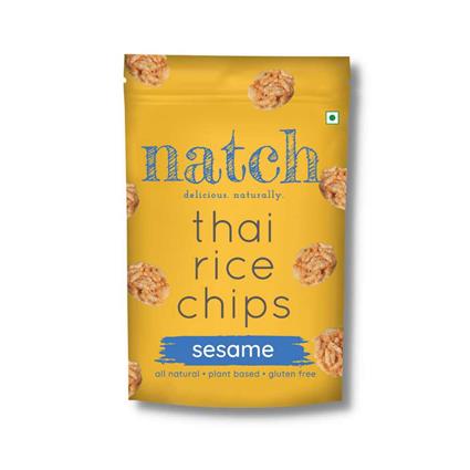 Natch Rice Chips Sesame 100G Tin