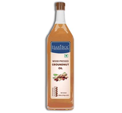 Haribol Woodpressed Groundnut Oil 1L Bottle